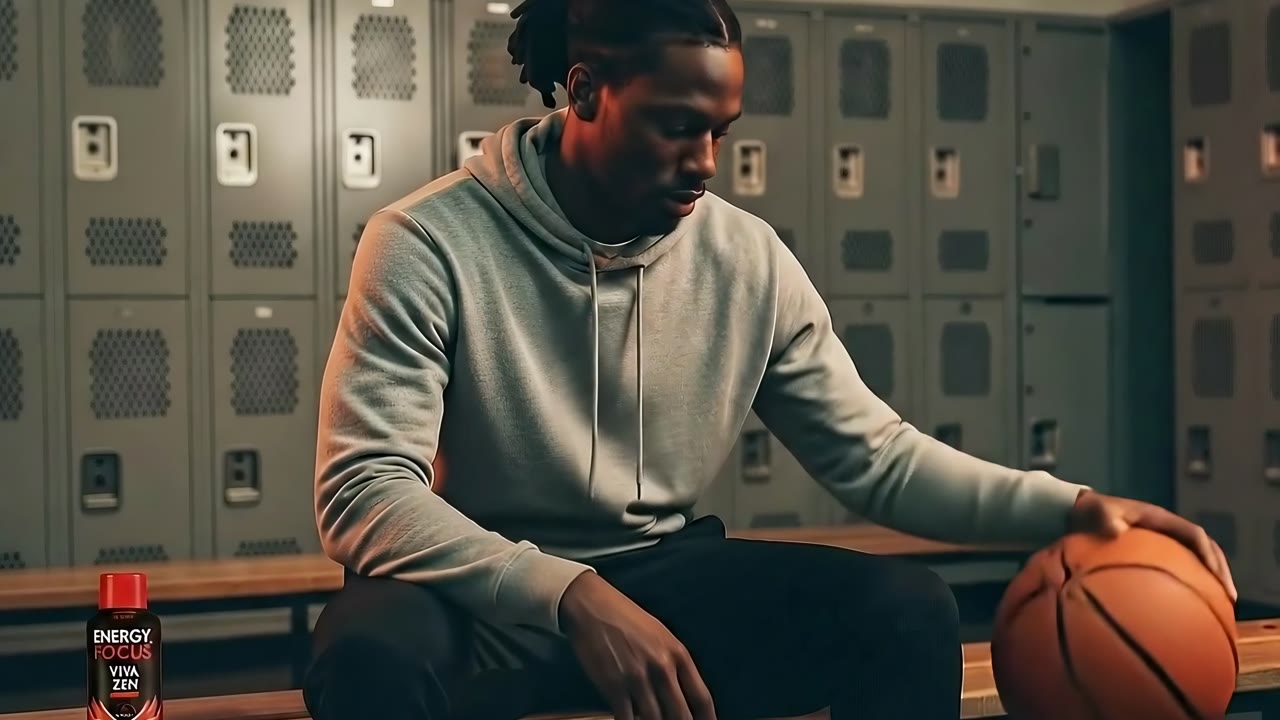 Vivazen AI ad film - athlete in locker room